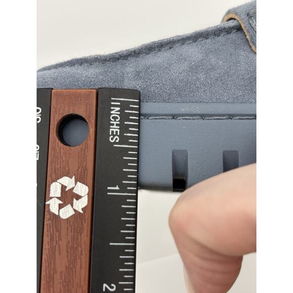 Vionic Uptown Loafers Sneakers Blue Suede Size 7.5 Orthotic Arch Support Comfort - Picture 13 of 16